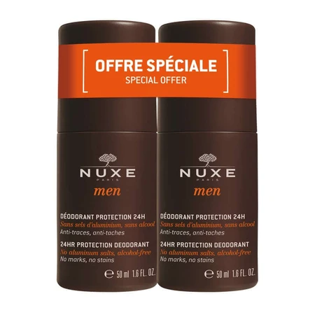 NUXE Men Deodorant Protection 24h Double 2X50 ml