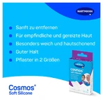 Cosmos zachte siliconenpleisterstrips 2 Gr 8 st