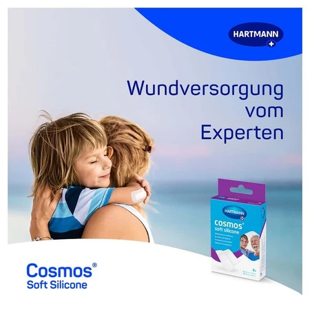 Cosmos zachte siliconenpleisterstrips 2 Gr 8 st