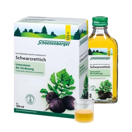 Zwarte radijs Schoenenberger Heilpflanz 3X200 ml