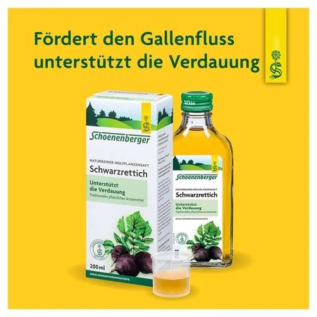 Zwarte radijs Schoenenberger Heilpflanz 3X200 ml