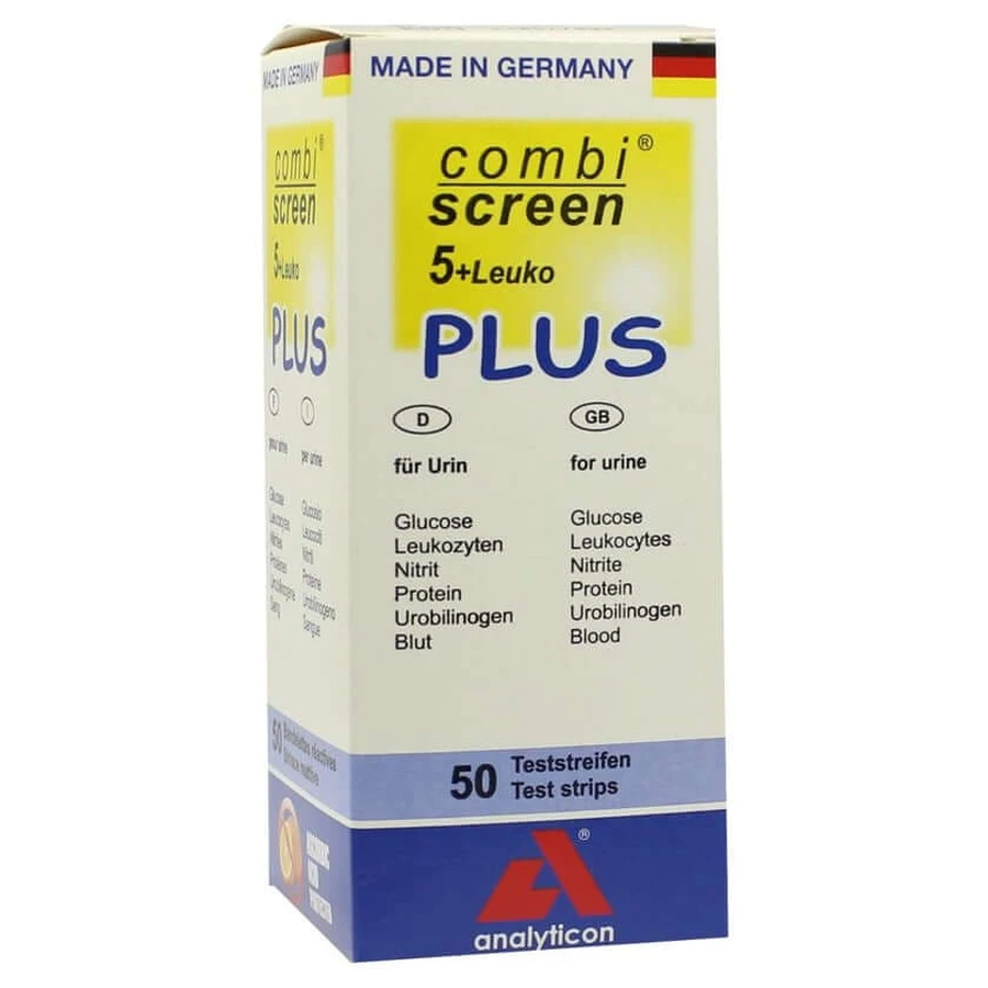 Combiscreen 5+leuko Plus test strips 50 pcs
