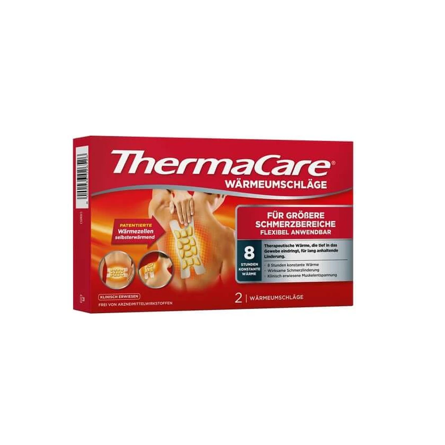 ThermaCare Wärmeumschläge größere Schmerzbereiche 2 St