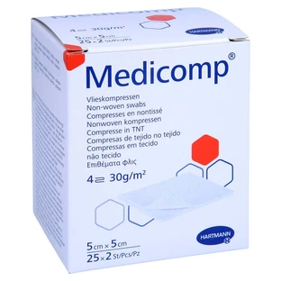Medicompressen 5x5 cm steriel 25X2 st.