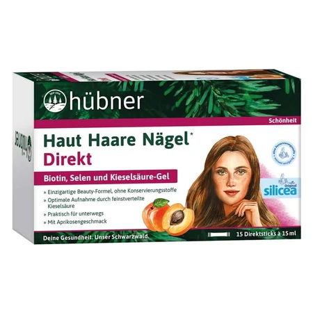 HÜbner Huid Haar Nagels Direct Abrikoos Vloeibaar 15X15 ml