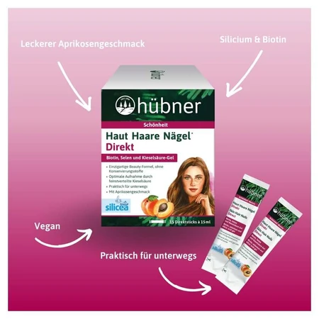 HÜbner Huid Haar Nagels Direct Abrikoos Vloeibaar 15X15 ml
