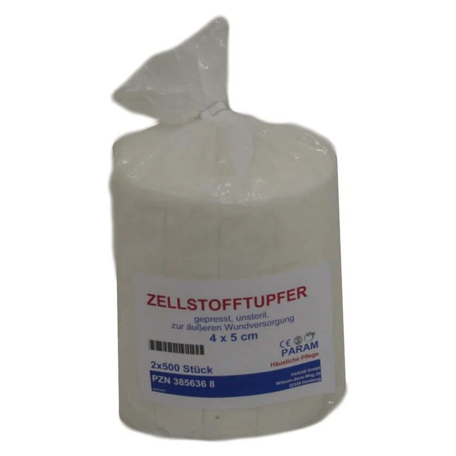 Cellulose swab 4x5 cm 1000 pcs