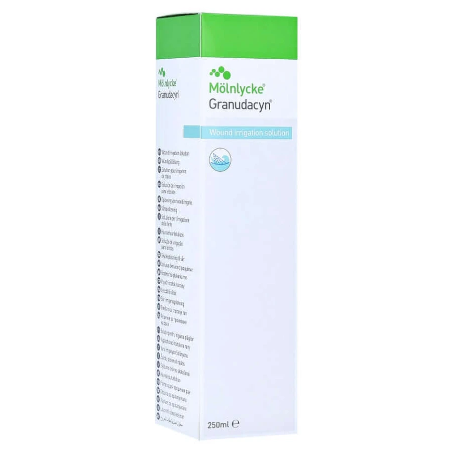 Granudacyn solución para irrigación de heridas 250 ml