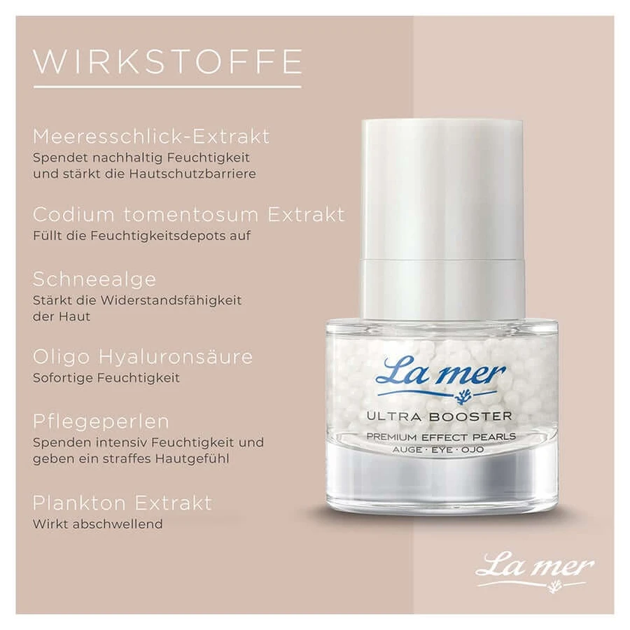 La mer ULTRA BOOSTER Premium Efecto Perlas Ojos sin perfume 15 ml