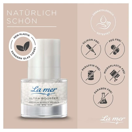 La mer ULTRA BOOSTER Premium Efecto Perlas Ojos sin perfume 15 ml