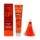 Tinte permanente Vitality's Art Absolute con amoniaco Colorante Fortificante Rojo Puro 60 ml