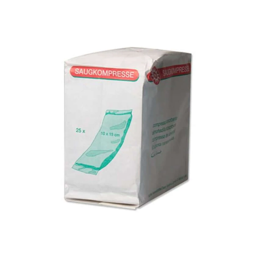 Noba Nobasorb absorberende kompressen, niet-steriel, 10 x 15 cm 25 st.