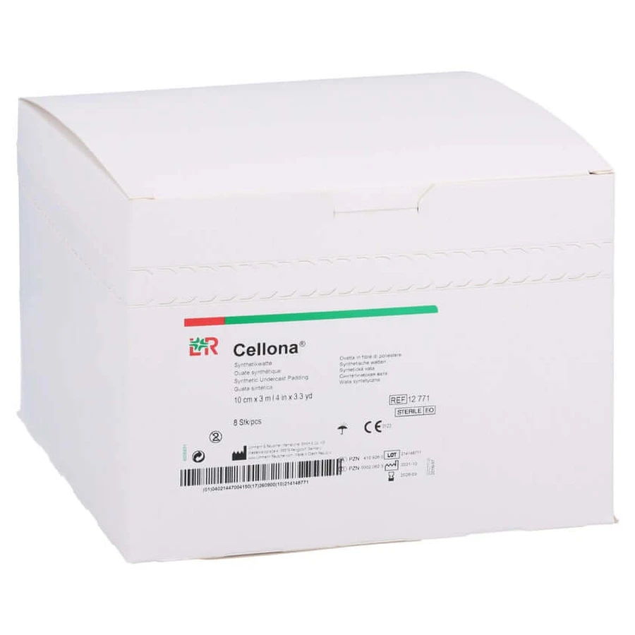 Cellona Ouate synthétique stérile 10 cmx3 m 8 pcs.