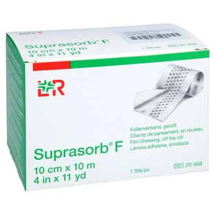 Pansement en film Suprasorb F 10 cmx10 m u 1 pc