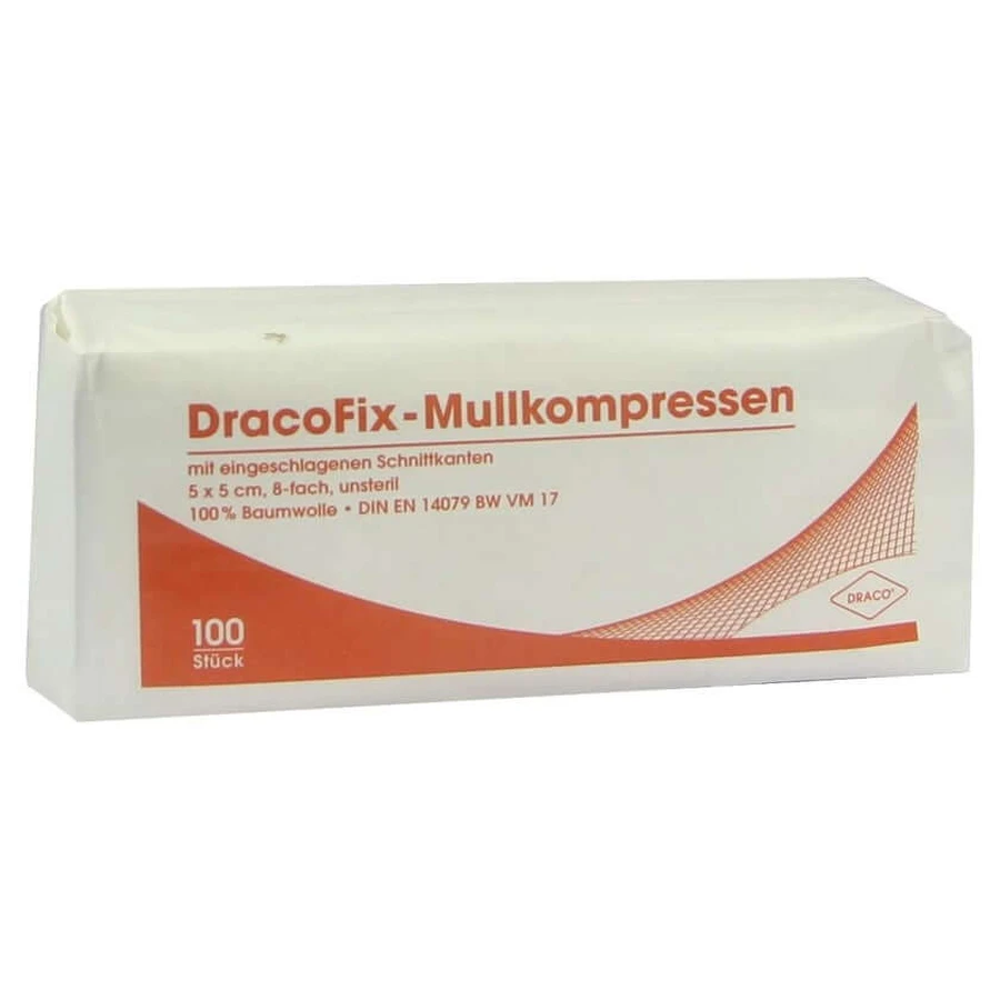 Dracofix chirurgisch verband niet-steriel 5x5cm 8x 100 st.