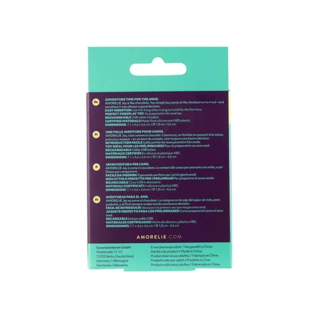 Plug anale AMORELIE Joy Fly con vibrazione 1 pz.