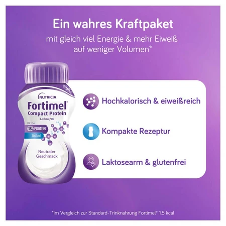 Fortimel Compact Protein 2.4 Kcal Neutral 8X4X125 ml