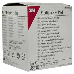 Medipore Plus Pad 3562E sterile wound dressing 50 pcs.