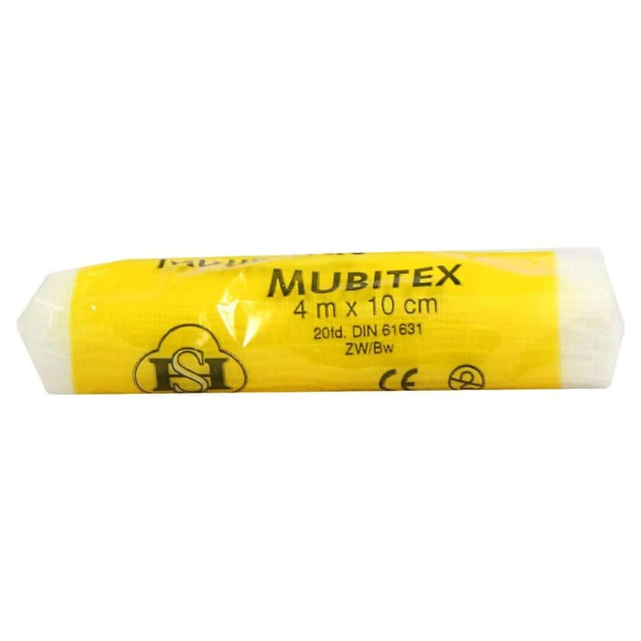 Mubitex gauze bandages 10 cm single in cell 1 pc