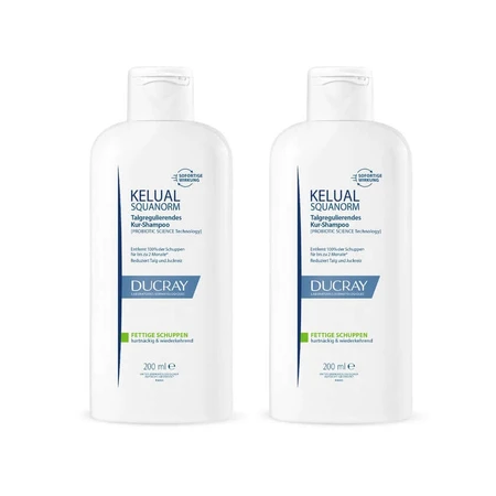 DUCRAY KELUAL Set Caspa Grasa 1 Set