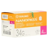Terumo Nanopass 34 Pen Canulă 34 G 0.18x 100 buc