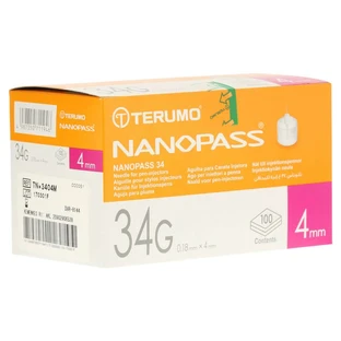 Terumo Nanopass 34 Pen Kanüle 34 G 0,18x 100 St