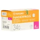 Terumo Nanopass 34 Pen Cannula 34 G 0.18x 100 pcs.