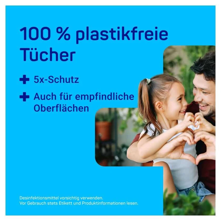 Bode Sterillium oppervlaktedoekjes oppervlaktedesinfectiedoekjes, 17 x 20 cm 60 st.