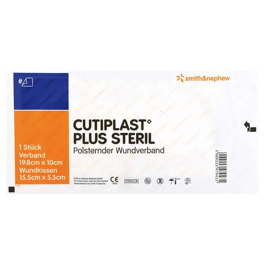 Cutiplast Plus Sterile 10x19.8 cm bandage 1 pc