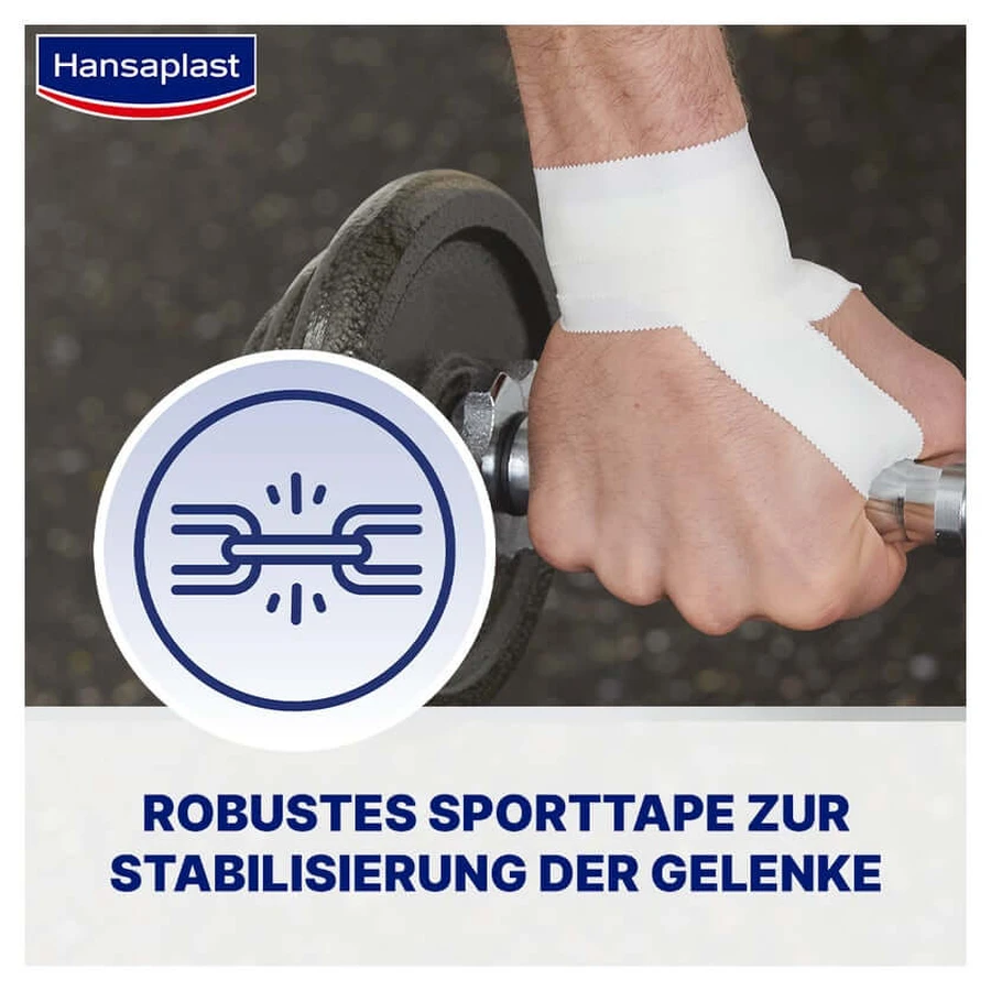 Hansaplast Robustes Sporttape 3,8 cmx10 1 St
