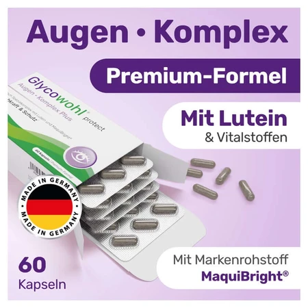 GLYCOWOHL Eye Complex with Lutein & Vitamin A + E 60 pcs.