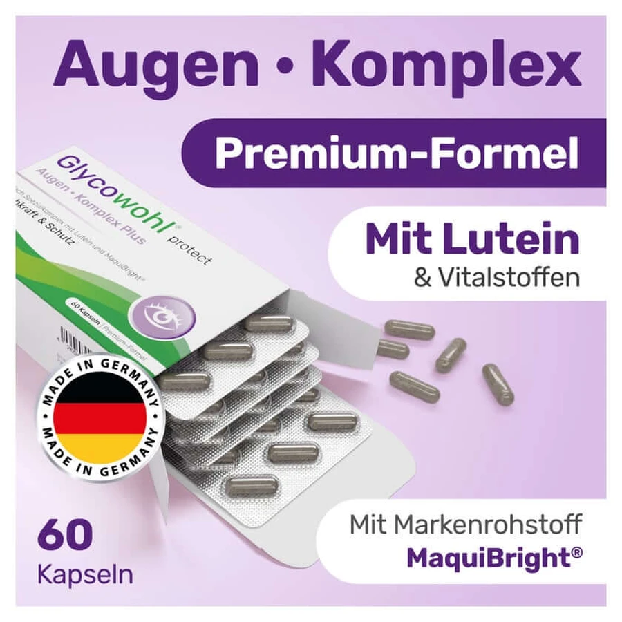 GLYCOWOHL Eye Complex with Lutein & Vitamin A + E 60 pcs.