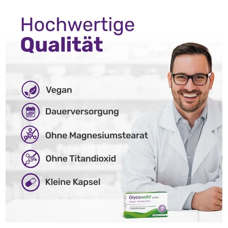 GLYCOWOHL Eye Complex with Lutein & Vitamin A + E 60 pcs.