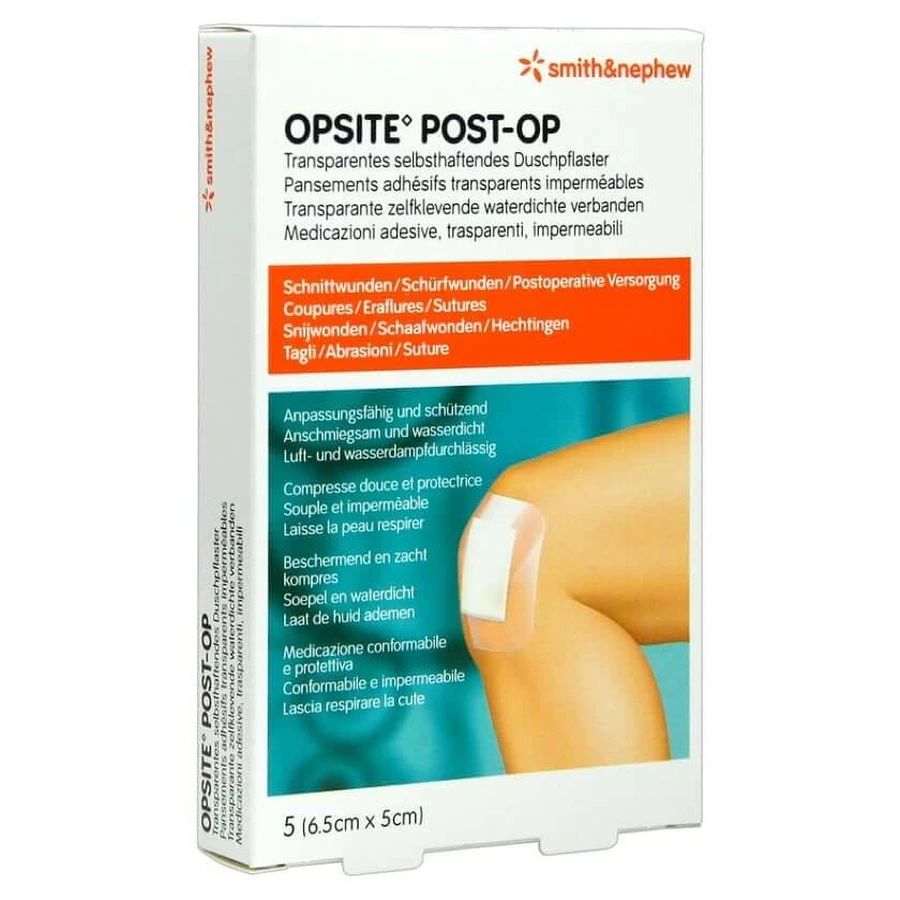 Opsite Post-op 5x6.5 cm bandage 5 pcs.