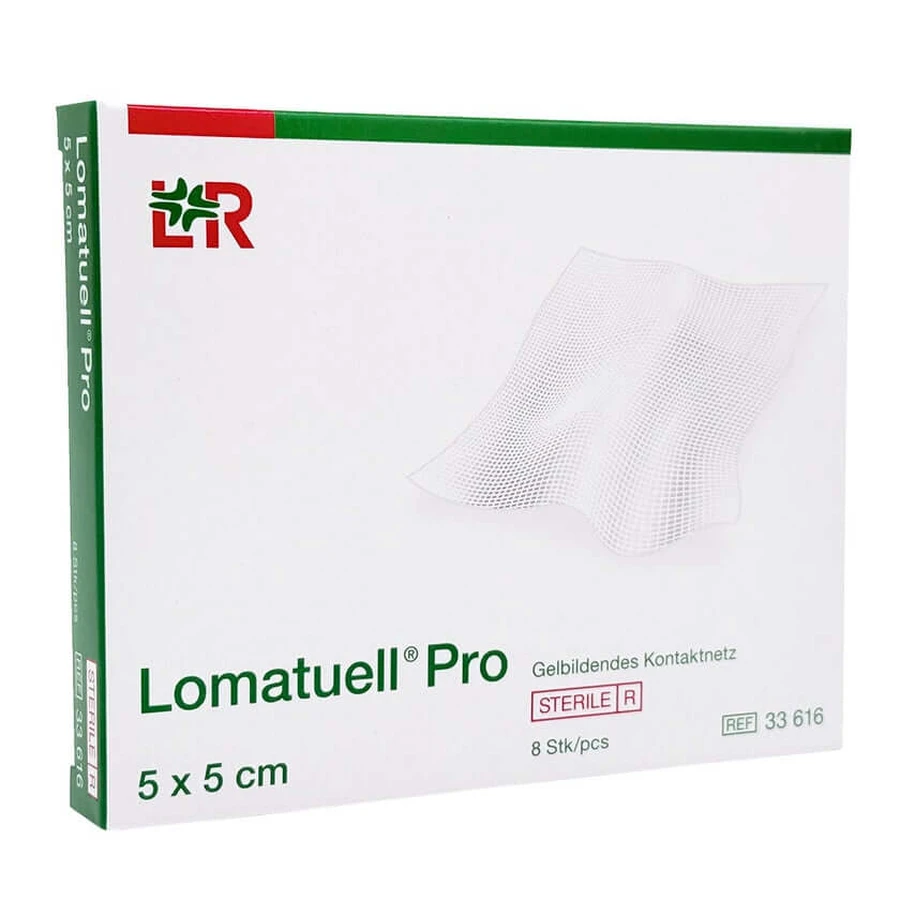 Lomatuell Pro 5x5 Cm Sterile 8 pcs