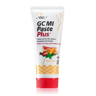 Pasta dentífrica tópica al agua sabor Tutti Frutti Mi Paste Plus, 40 g, GC