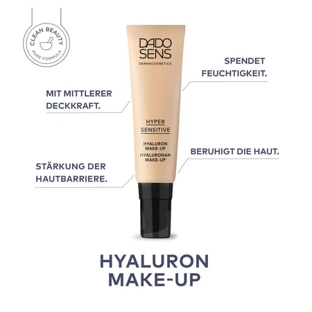 DADO SENS HYPERSENSITIVE HYALURON MAKE-UP migdale - pentru ten hipersensibil 30 ml