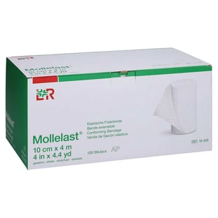 Pansements Mollelast 10 cmx4 m blanc en vrac 100 pcs.