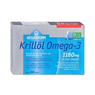 Healthy Form Krillolie 1180 mg Antarctische Kaap 60 Capsules