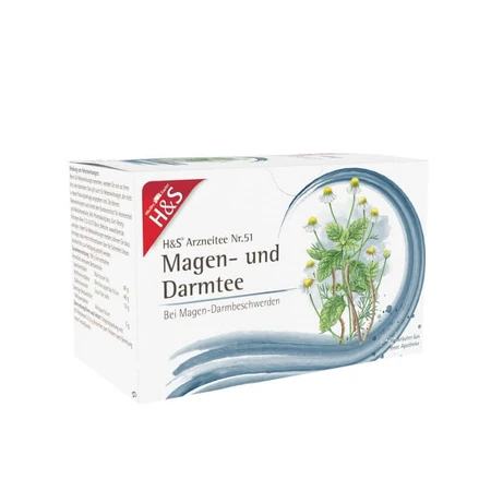 H&S Té Estomacal e Intestinal bolsitas filtro 20X2,0 g