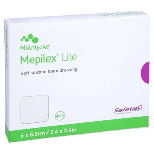 Mepilex Lite foam dressing 6x8.5 cm ster 5 pcs.