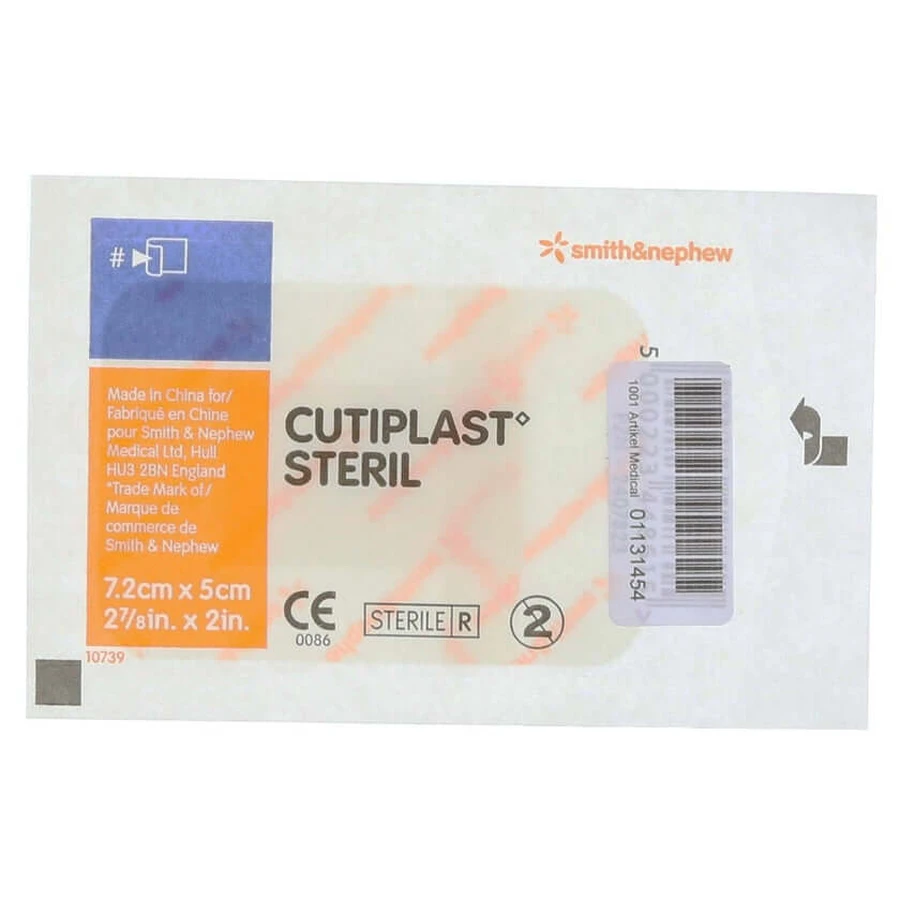 Cutiplast sterile wound dressing 5x7.2 cm 1 pc
