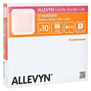 Allevyn Gentle Border Lite 15x15 cm Scha 10 St