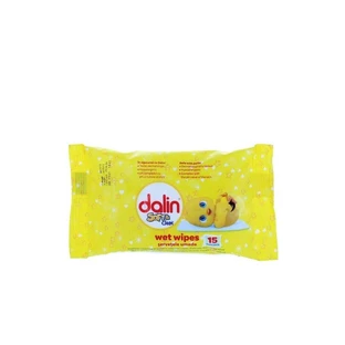 Children's wet wipes x 15 pcs, Dalin Soft & Clean