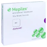 Mepilex 10x10 cm foamverband 5 stuks.