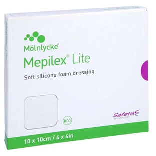 Mepilex Lite schuimverband 10x10 cm ster 5 st.