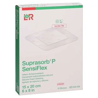 Suprasorb P Sensiflex Border Lite 15x20cm 10 st.