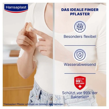 Hansaplast Elastische vingertoppleister 10 stuks