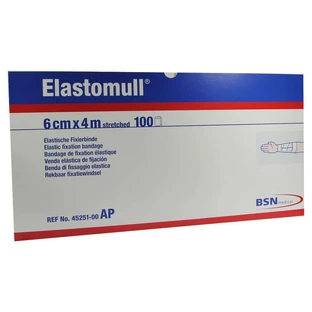 Elastomull 6 cmx4 m 45251 elastische Fixierbinde 100 St
