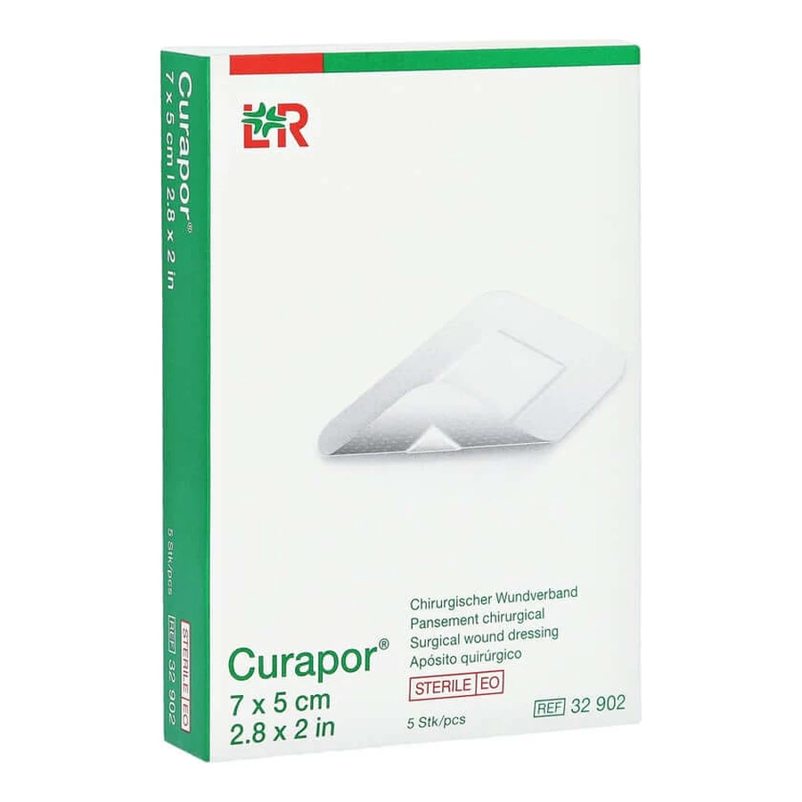 Curapor Medicazione sterile per ferite 5x7 cm 5 pz.